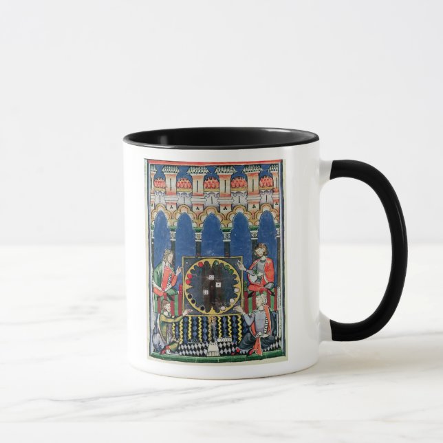 Vier arabische Backgammon-Spieler Tasse (Rechts)