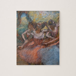 Vier Balletttänzerinnen auf der Bühne von Degas