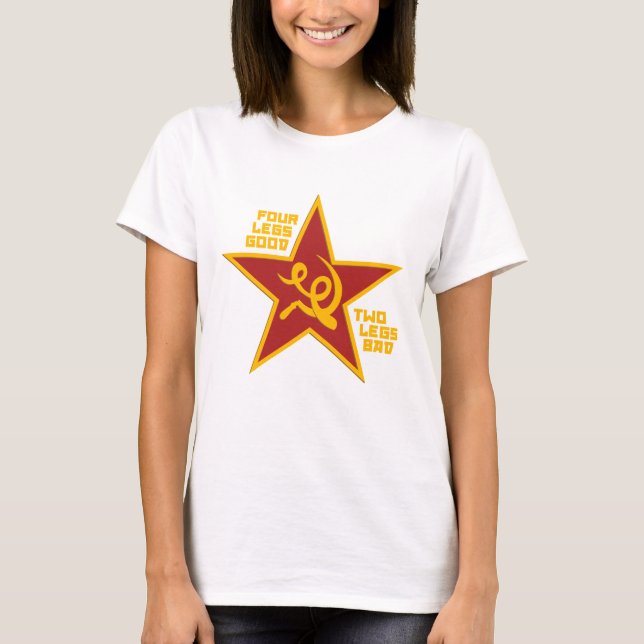 Vier Beine gut T-Shirt (Vorderseite)