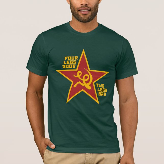 Vier Beine gut T-Shirt (Vorderseite)