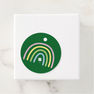 Vier-Blatt-Kleeblatt-Regenbogen St. Patrick's Day  Geschenkanhänger