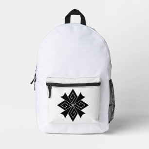 Vier Blitzschrauben mit Donnerknallen Bedruckter Rucksack