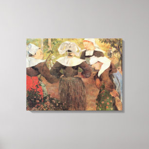 Vier Breton Women von Paul Gauguin Leinwanddruck