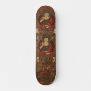Vier Buddhas im reinen Land-Buddhismus Skateboard