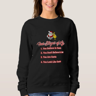 Vier Bühnen Santa Rentier Sweatshirt