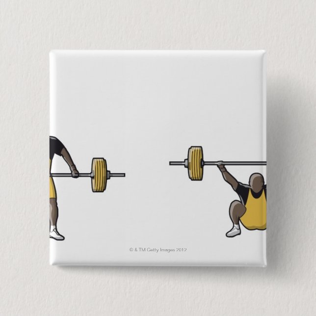 Vier Bühnen Schwerlasthalterung Button (Vorderseite)