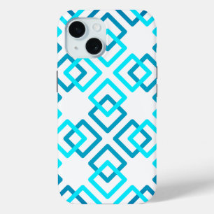 Vier Cyan-Farbquadrate Case-Mate iPhone Hülle