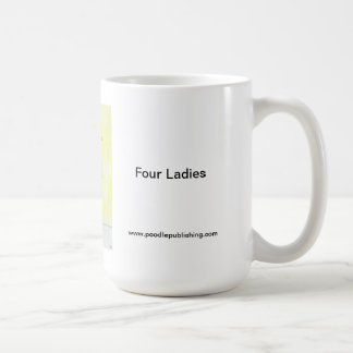 Vier Damen Kaffeetasse