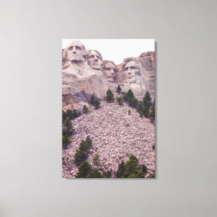 Vier des Mount Rushmore Leinwanddruck