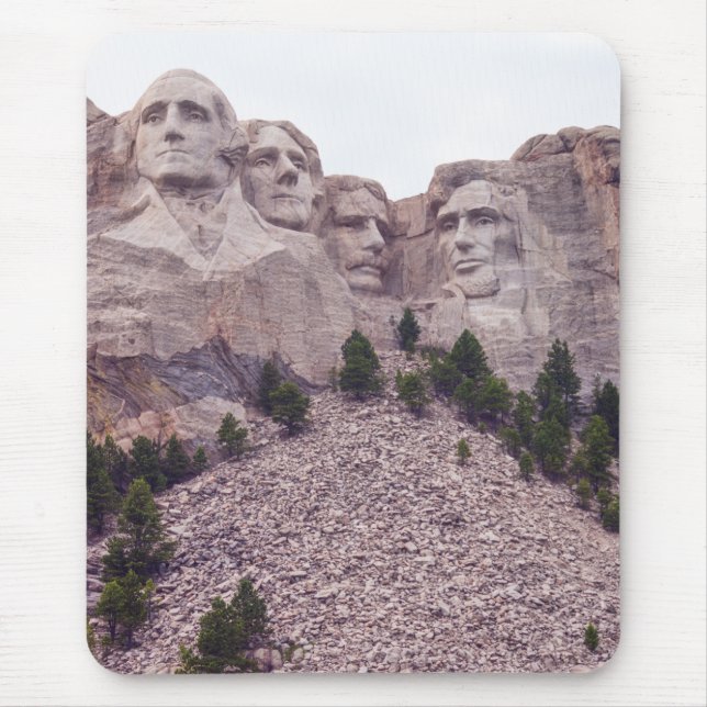 Vier des Mount Rushmore Mousepad (Vorne)