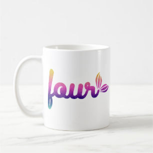 Vier Design Kaffeetasse