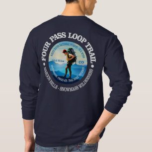 Vier Durchlauf-Schleifen-Spur (Wanderer C) T-Shirt