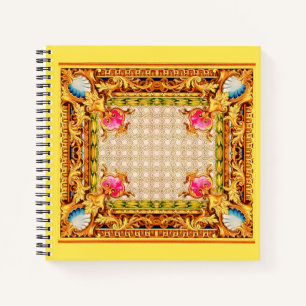 vier Ecken Barock Notizbuch