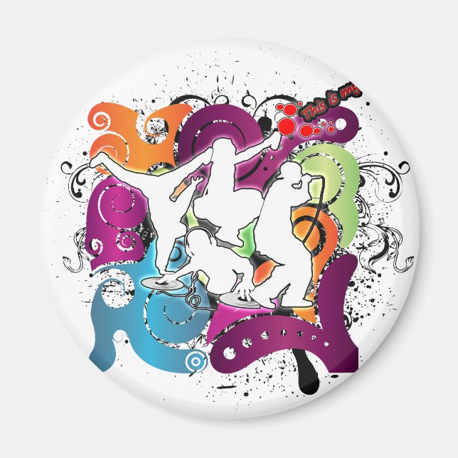 Vier Elemente 101 Magnet (Vorne)