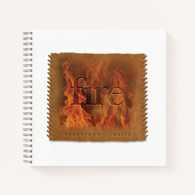 Vier Elemente - Feuer - Tagebuch (Vorderseite)