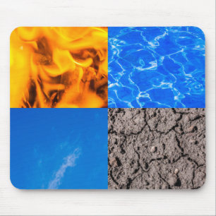 Vier Elemente Mousepad