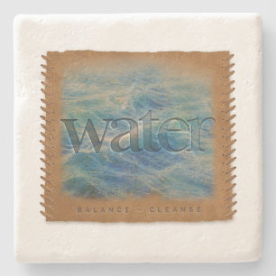 Vier Elemente - Wasser - Untersetzer
