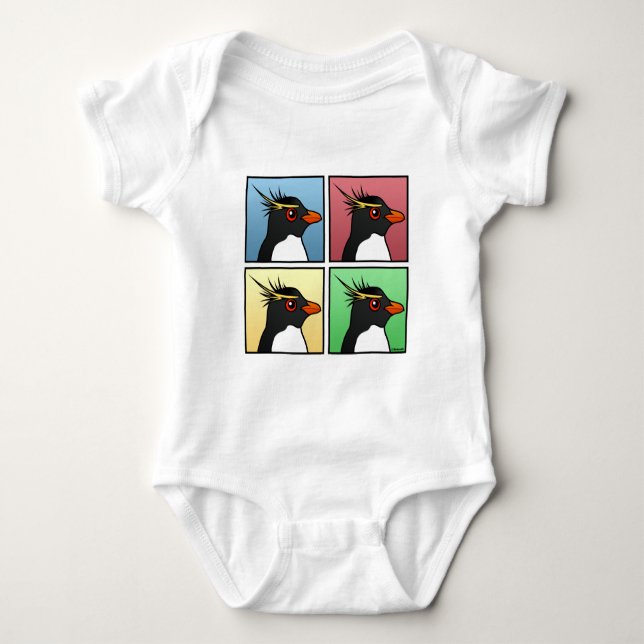 Vier Farbe Rockhopper Baby Strampler (Vorderseite)