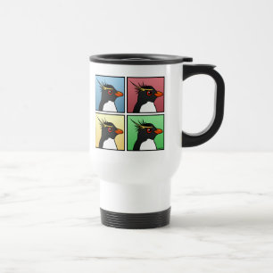 Vier Farbe Rockhopper Reisebecher