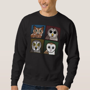 Vier Farbeulen (dunkel) Sweatshirt