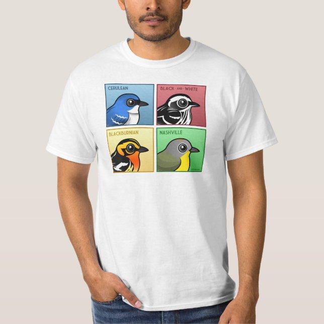 Vier Farbträllerer T-Shirt (Vorderseite)