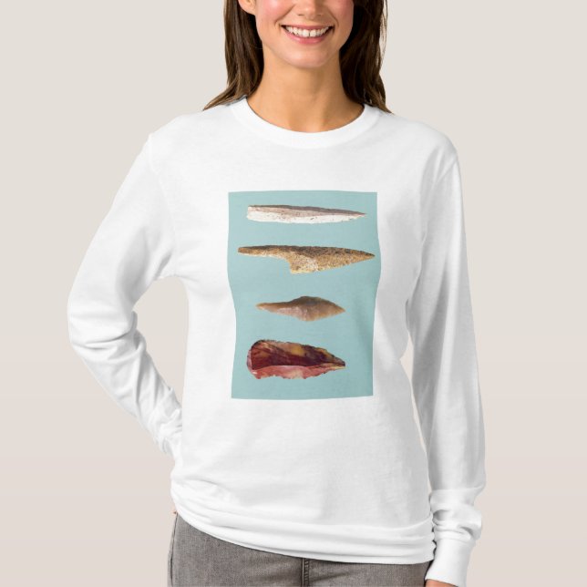 Vier Feuerstein-Werkzeuge T-Shirt (Vorderseite)