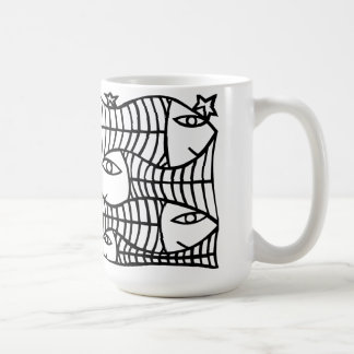 Vier Fische Kaffeetasse