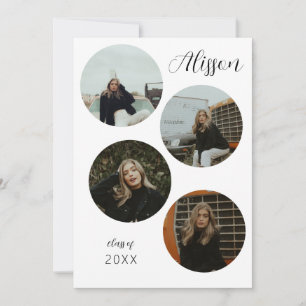 Vier-Foto-Runde-Abschlussankündigung Einladung