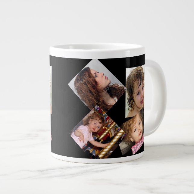 Vier Fotomaterial Jumbo-Tasse (Vorderseite Rechts)