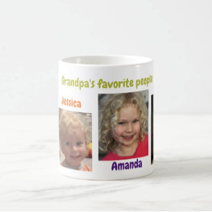 Vier Fotos Kaffeetasse