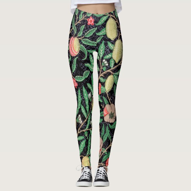 Vier Früchte, William Morris Leggings (Vorderseite)