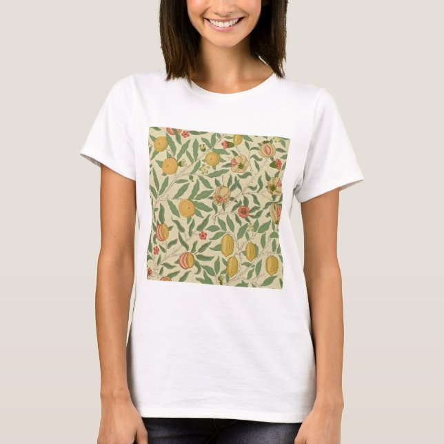 Vier Früchte, William Morris T-Shirt (Vorderseite)