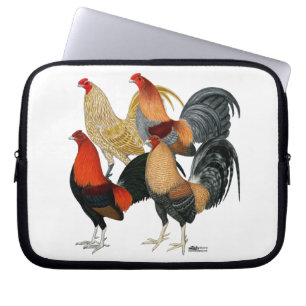 Vier Gamecocks Laptopschutzhülle