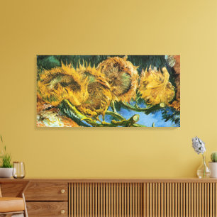 Vier geschnittene Sonnenblumen von Vincent van Gog Leinwanddruck