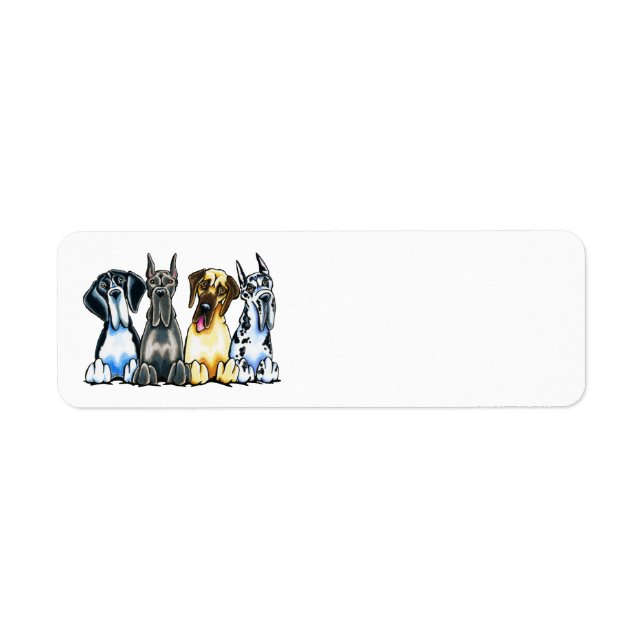 Vier große Dänen (Vorne)