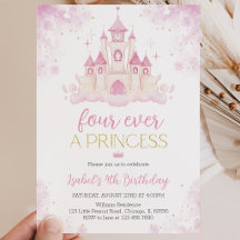 Vier Jahre pro Prinzessin 4. Geburtstag