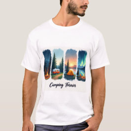 Vier Jahreszeiten Camping - Naturliebhabers Freude T-Shirt