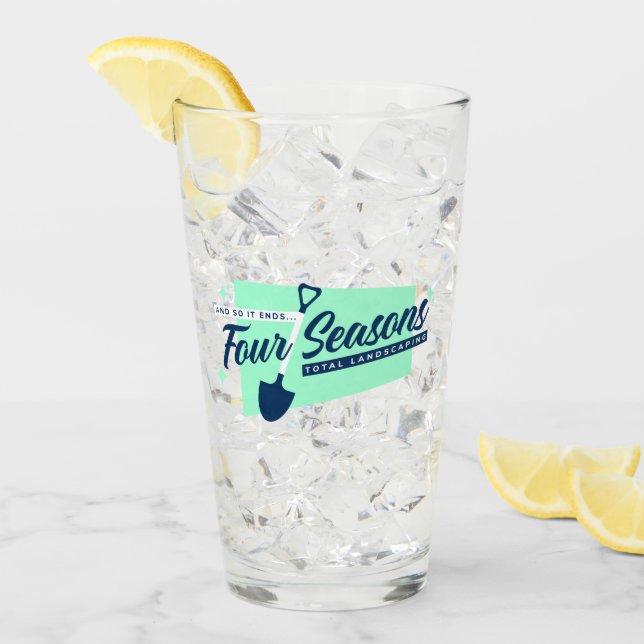 Vier Jahreszeiten Gesamtauslaufgläser Glas (Vorderseite Ice)