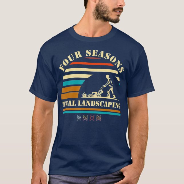 Vier Jahreszeiten gesamte Landung Sonnenuntergang  T-Shirt (Vorderseite)