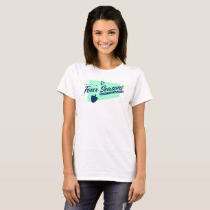 Vier Jahreszeiten Gesamteinschnitt Frauenteile T-Shirt