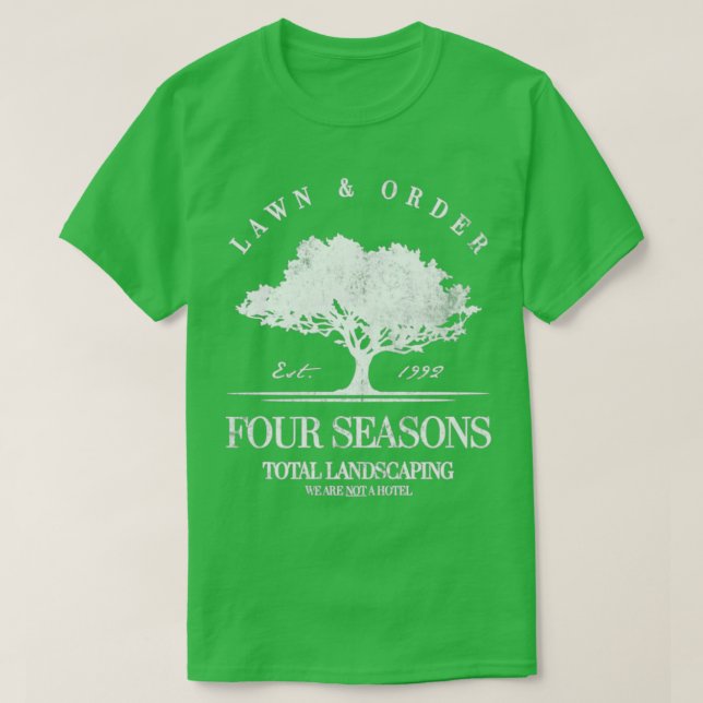 Vier Jahreszeiten Gesamter Landschaftsrasen und Au T-Shirt (Design vorne)