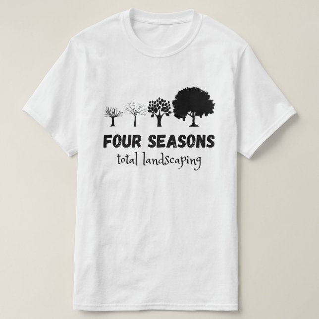 Vier Jahreszeiten GesamtflächeScaping T-Shirt (Design vorne)