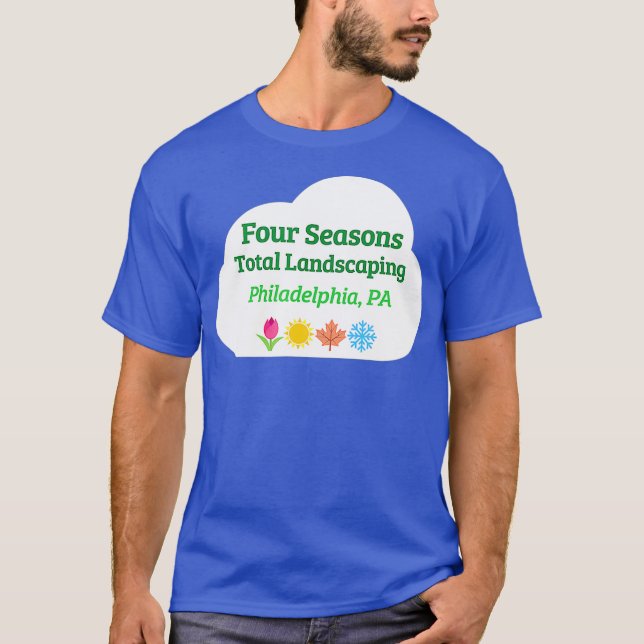 Vier Jahreszeiten Gesamtlandschaft T-Shirt (Vorderseite)