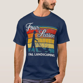 Vier Jahreszeiten Gesamtrücklauf Vintag T-Shirt