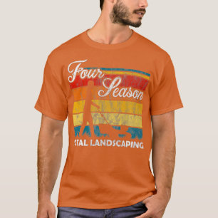 Vier Jahreszeiten Gesamtrücklauf Vintag T-Shirt