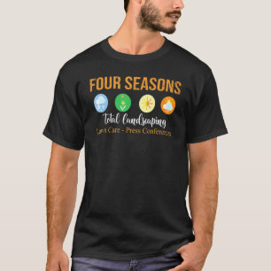 Vier Jahreszeiten Gesamtüberlandung grafischer Uni T-Shirt