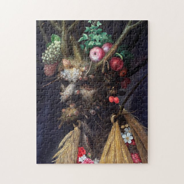 Vier Jahreszeiten in einem Kopf, Arcimboldo (Vertikal)