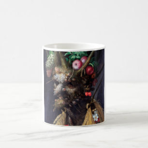 Vier Jahreszeiten in einem Kopf, Arcimboldo Kaffeetasse