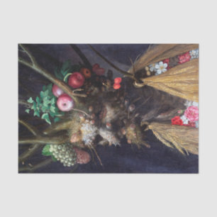 Vier Jahreszeiten in einem Kopf, Arcimboldo Seidenpapier