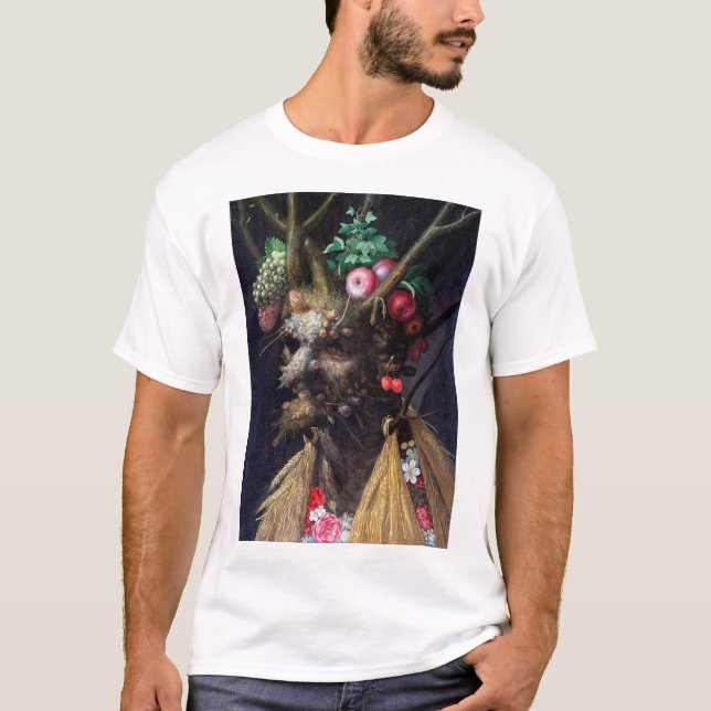 Vier Jahreszeiten in einem Kopf, Arcimboldo T-Shirt (Vorderseite)